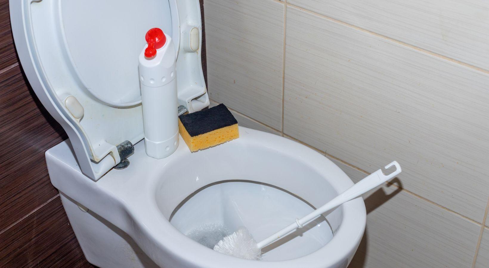 Comment deboucher un wc efficacement avec du liquide vaisselle 2