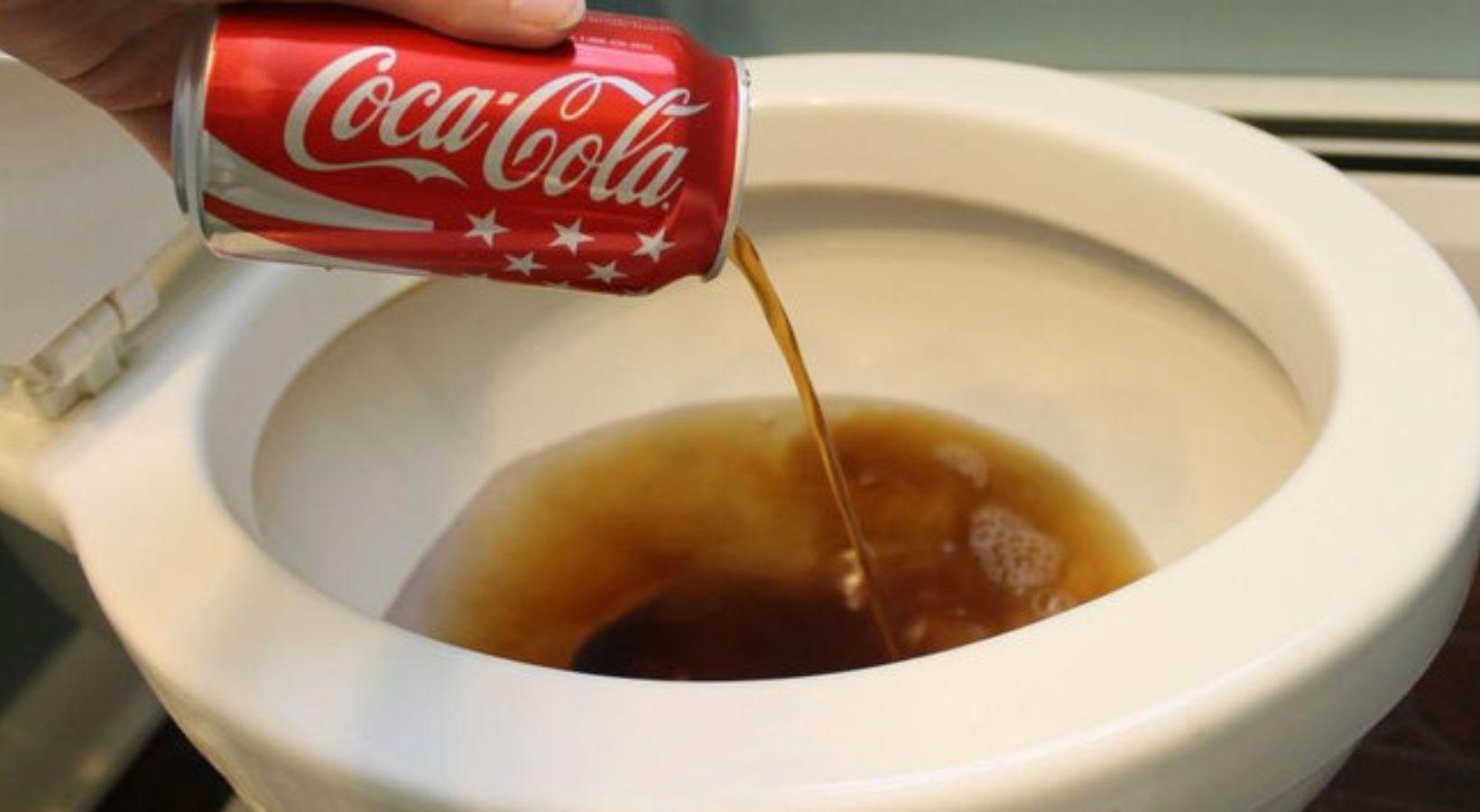 Deboucher vos toilettes au coca cola